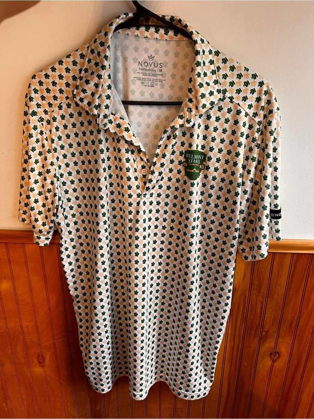 Belmont stakes 2026 golf polo horse racing men’s medium